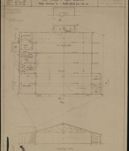 Plan of hangar sheet 2