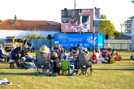 Movie night in Bunnythorpe