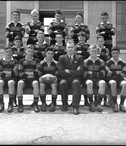 Rugby team, Palmerston North Intermediate School