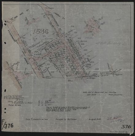 Survey Plans (subdivisions) 1938 - 1951