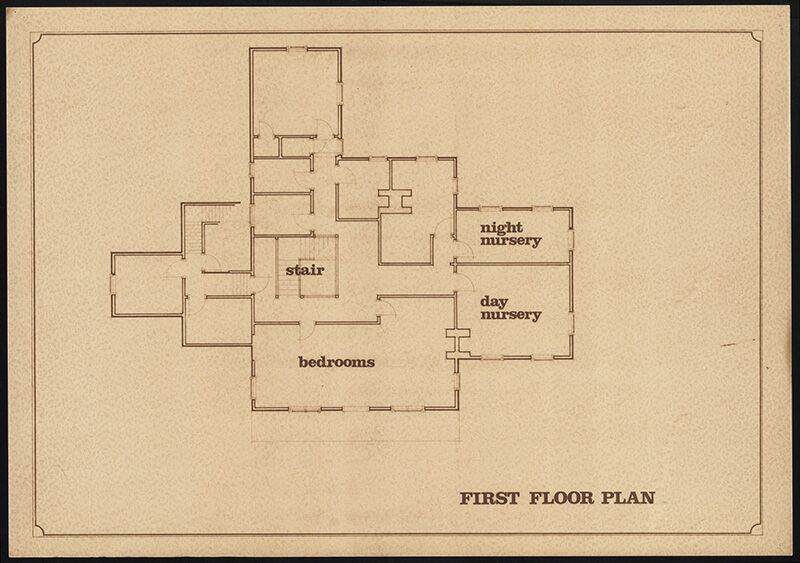 Page 2 - Elevations and Floor Plans, Caccia Birch House, Restoration - c.1990