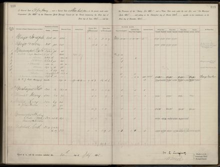 Palmerston North Rate Book, 1893 - 1896, 318