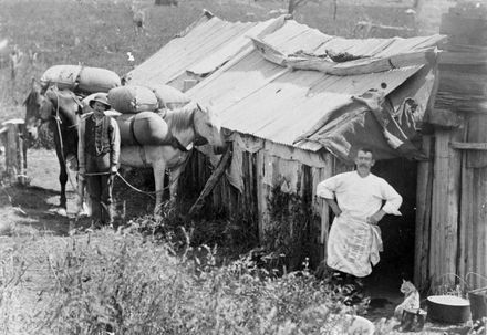 Packhorse outside a Whare - Resource cover image