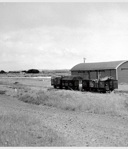 Foxton Railway Station yard and goods shed