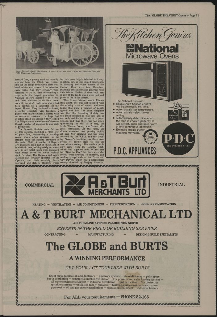 "The Globe Theatre Opens" Commemorative Newspaper11