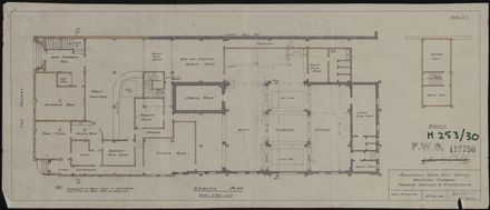 Plan of alterations and strengthening of the Municipal Chambers