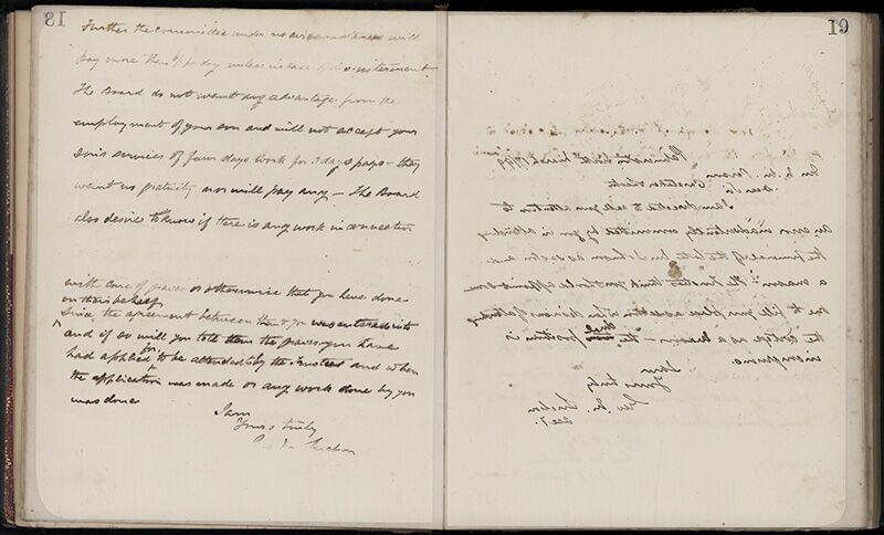 Outwards Correspondence of the Palmerston North Cemetery Trustees, 1898 -1902 46