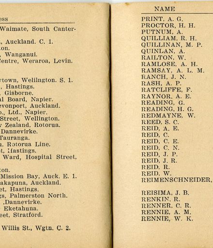Wellington Infantry Regiment 1914-1918 booklet - 26