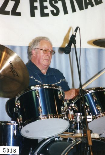Vern Clare, drummer, Manawatū Jazz Festival