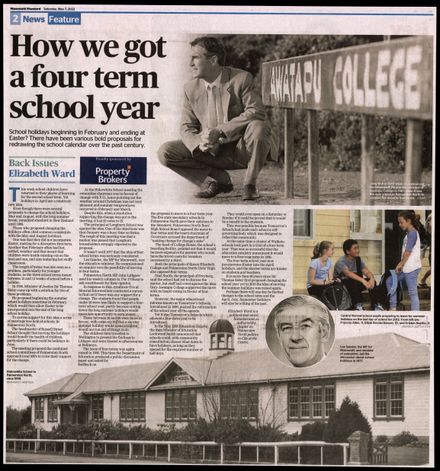 Back Issues: How we got a four term school year