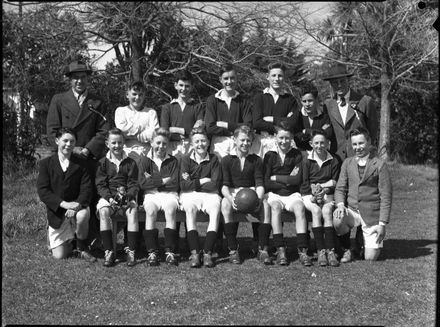 Soccer team, Palmerston North