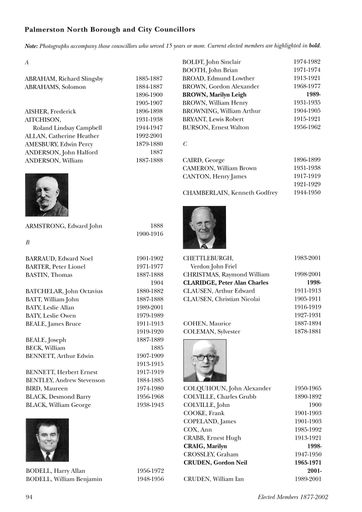 Council and Community: 125 Years of Local Government in Palmerston North 1877-2002 - Page 104
