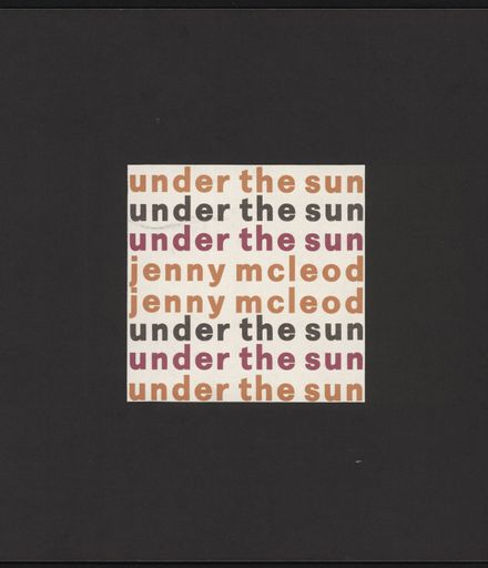 Under The Sun - programme