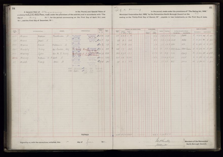 Rate book, 1910-1911 - 2021Pa_PNCC2-23-2-V18_033999-0087