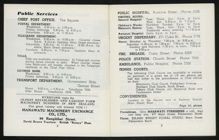 Palmerston North Diary: November 1958 6