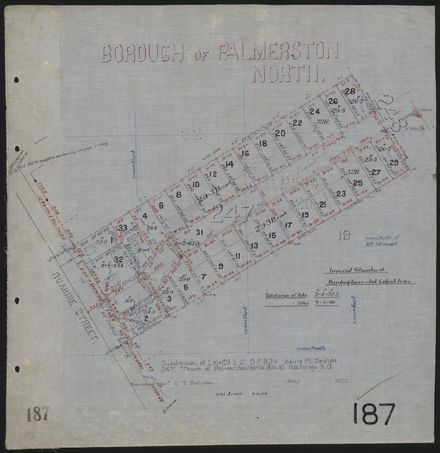 Survey Plans (subdivisions) 1902 - 1939