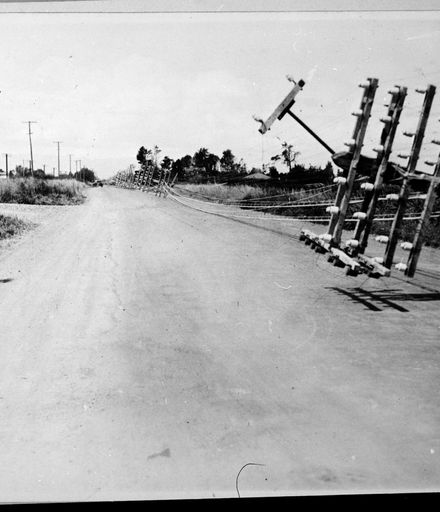 Downed Telegraph Poles, Foxton Line