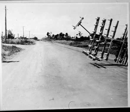 Downed Telegraph Poles, Foxton Line