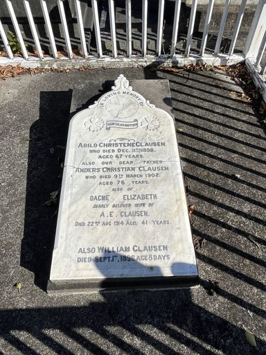 Headstone - Anders Christian Clausen - Resource cover image