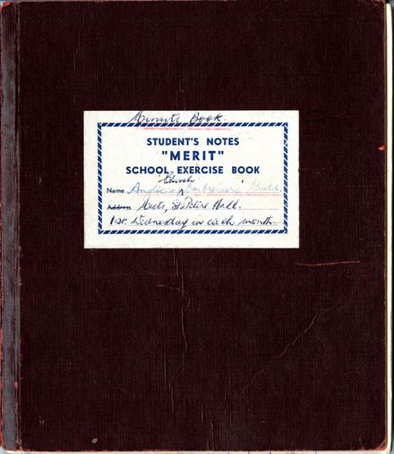 Minute Book - Anglican Church Embroidery Guild, Palmerston North branch - Resource cover image