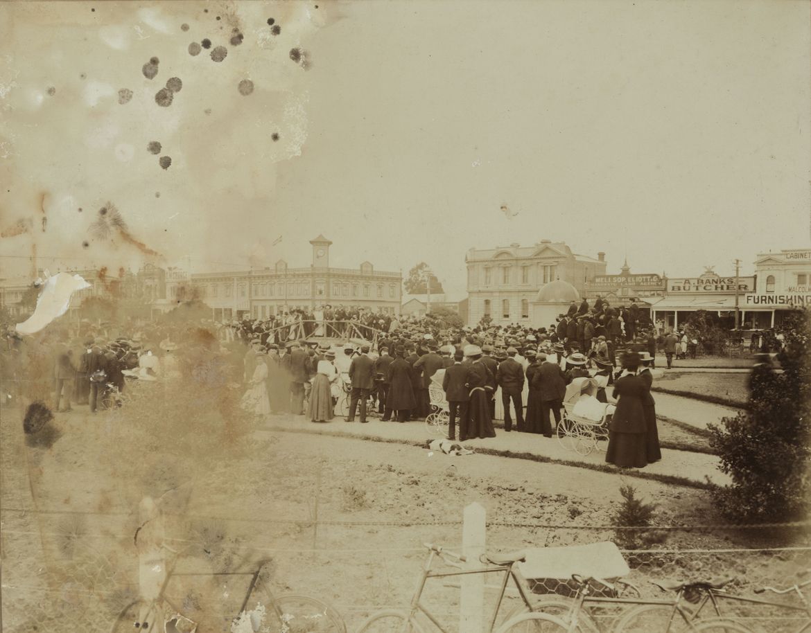 Opening of the Lakelet in The Square