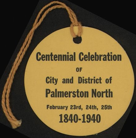 Entry badge for celebration of New Zealand Centennial