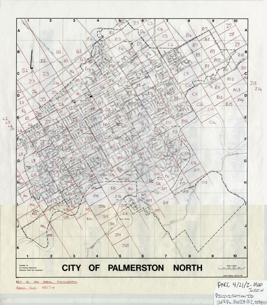 Aerial map - 1966