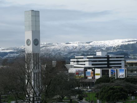 Snow over Palmerston North