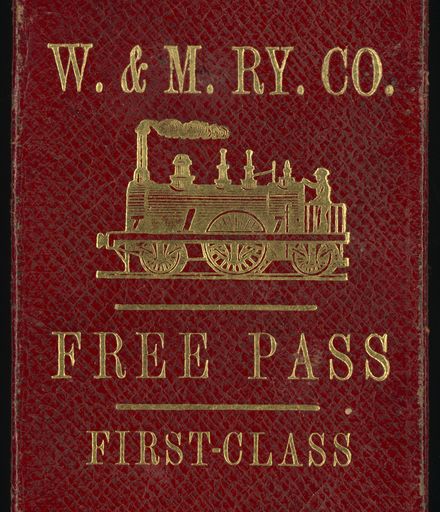 Free Pass to travel on the Wellington and Manawatu Railway