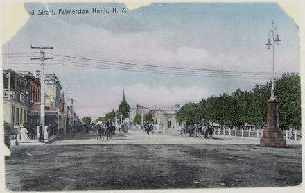 A Colour Postcard of Broad Street