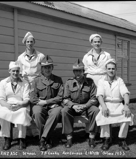 Royal New Zealand Army Service Corps School, Territorial Force Cooks, Ref Course, Linton