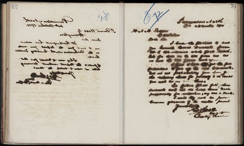 Outwards Correspondence of the Palmerston North Cemetery Trustees, 1898 -1902 101