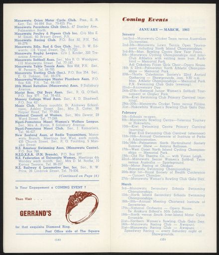 Visitors Guide Palmerston North and Feilding: January-March 1962 - 9