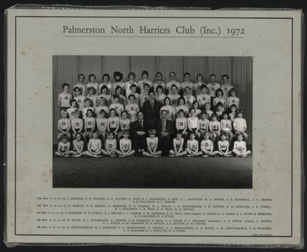 Palmerston North Harrier Club (Inc.) 1972