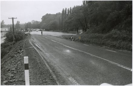 Flooding near Massey University