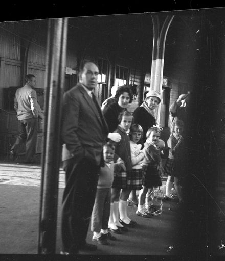 Family Waiting for a Train, Palmerston North Station