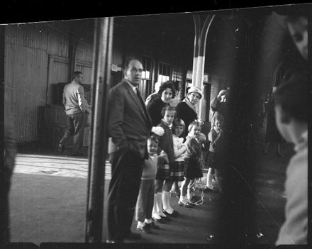 Family Waiting for a Train, Palmerston North Station