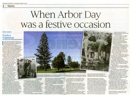 Back Issues:  When Arbor Day was a festive occasion
