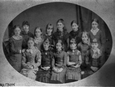 Girl pupils, first state school