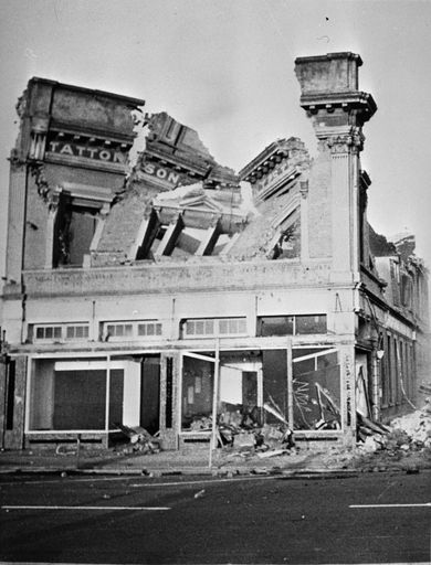 Demolition of Coles building, The Square