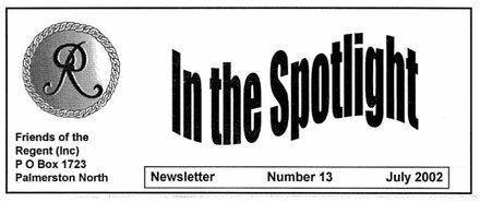 "In the Spotlight" - the magazine of the Friends of the Regent (Theatre)