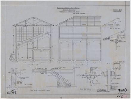 Plan of proposed grandstand sheet 3