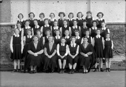 Unidentified School Group with Teachers