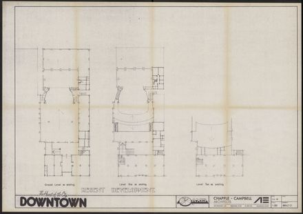 Downtown Shopping Centre and Theatre Complex Architectural Plans -3