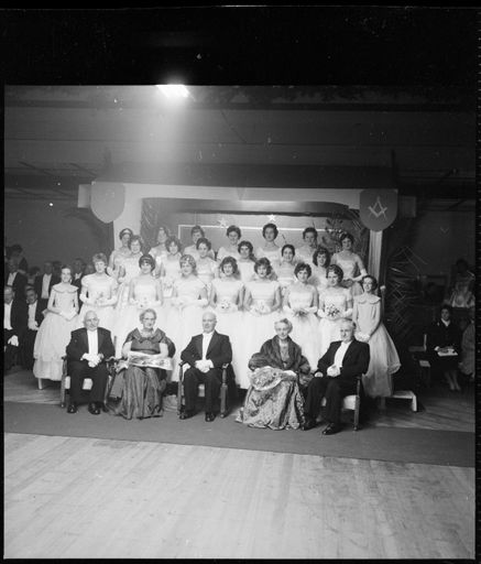 "With Official Party at Masonic Ball" - Resource cover image