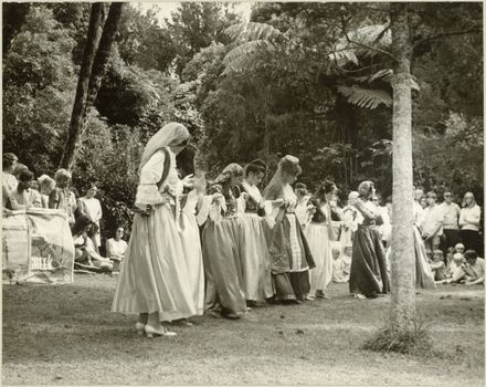 Greek dancing in the Victoria Esplanade Gardens