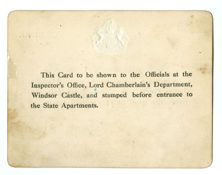 Back of invitation