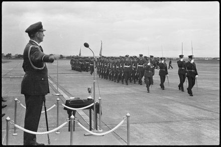 Military parade at Ohakea - Resource cover image