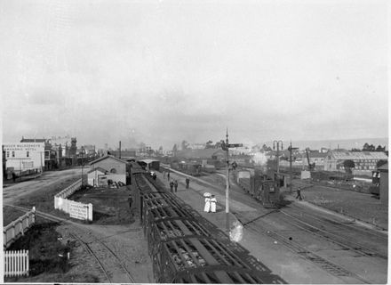 Palmerston North Railway Station and yards