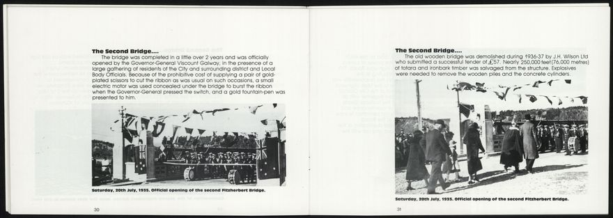 The Fitzherbert Bridges 1877-1987 - 17